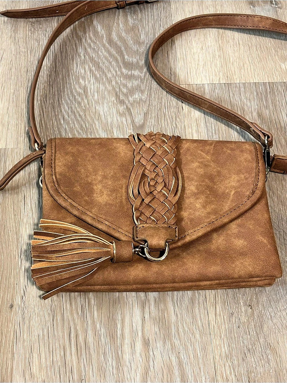 Brown Crossbody Bag Like New